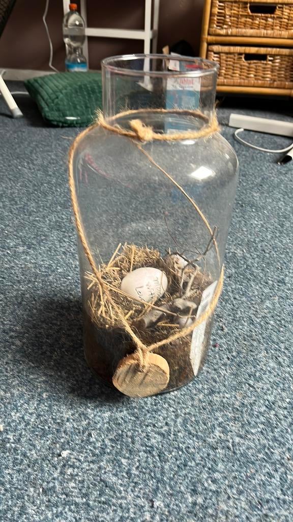 Glazen vaas, Ophalen of Verzenden, Zo goed als nieuw