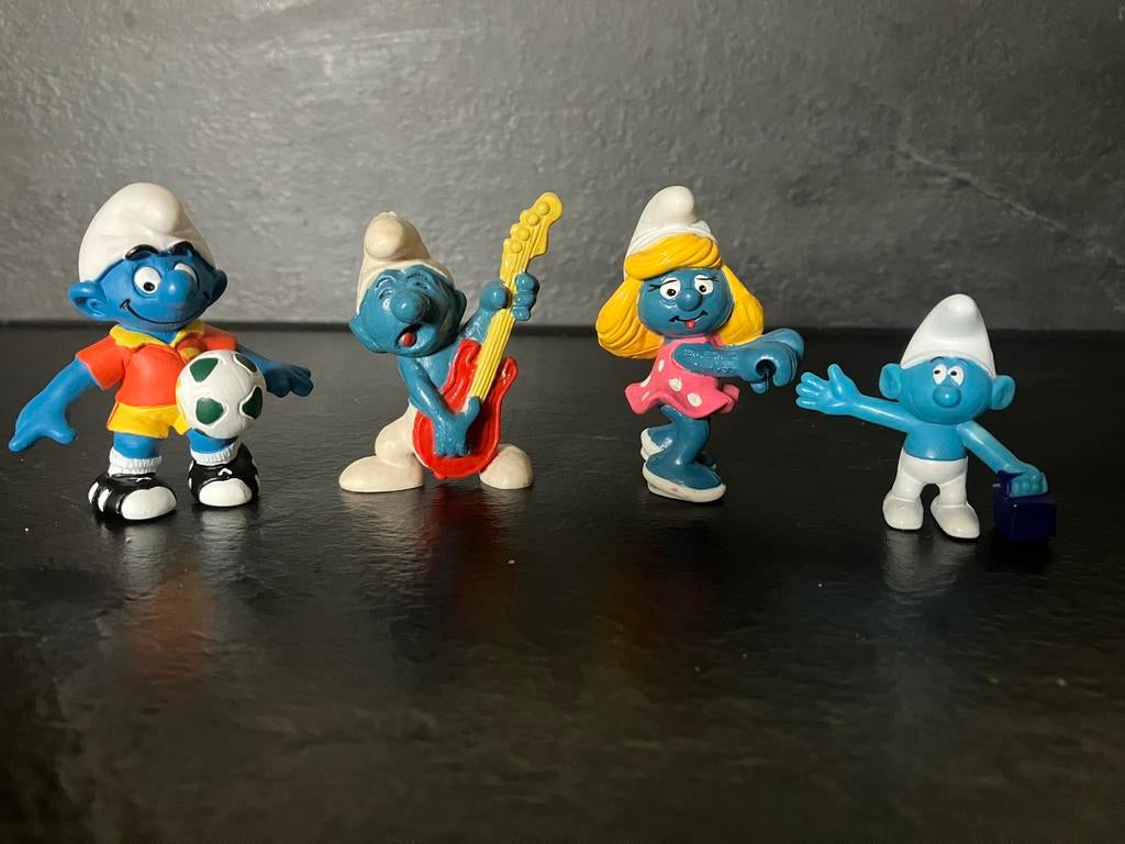 Oude smurfen, Verzamelen, Ophalen of Verzenden, Gebruikt, Verschillende Smurfen