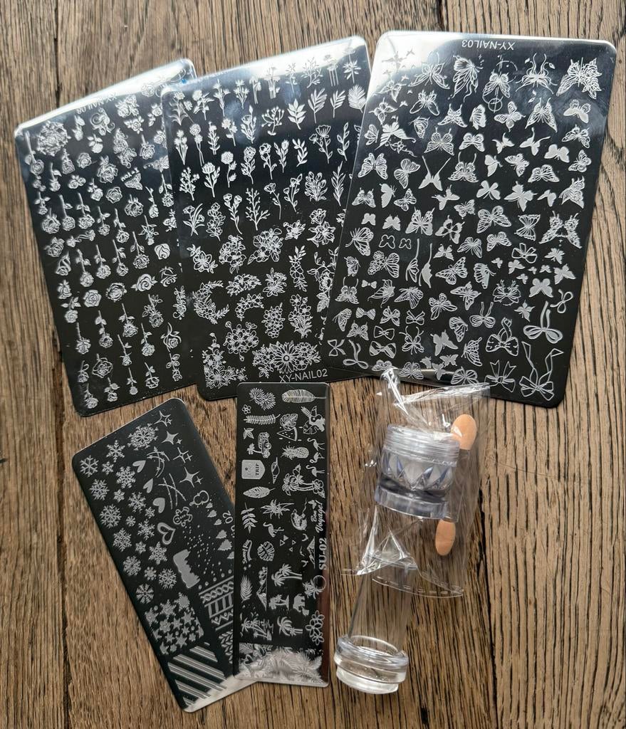 Nagel stempelplaten en accessoires, Nieuw, Ophalen of Verzenden, Handen en Nagels, Toebehoren