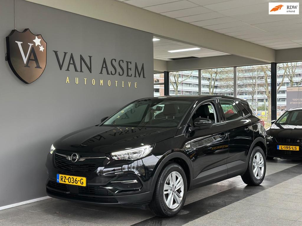 Opel Grandland X 1.2 Turbo Online Edition|AUTOMAAT, Stof, 1199 cc, Zwart, Origineel Nederlands
