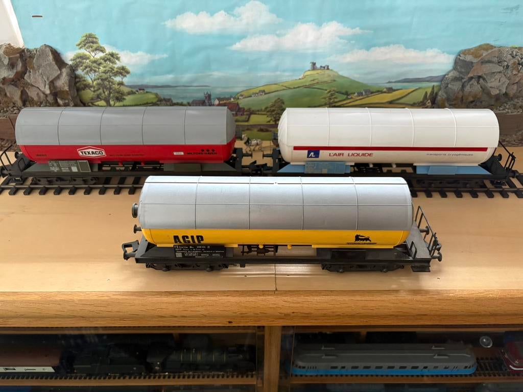 Lima spoor 0 3x ketelwagon, Hobby en Vrije tijd, Modeltreinen | Overige schalen, Overige merken, Gebruikt, Gelijkstroom, Verzenden