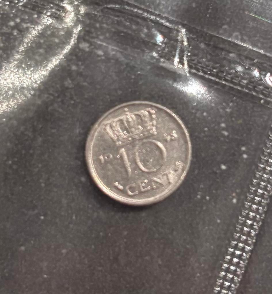 1948 Dubbeltje Koningin Wilhelmina, Ophalen of Verzenden, Koningin Wilhelmina, 10 cent, Losse munt