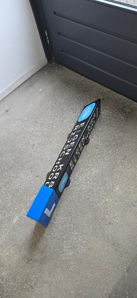 Zwart dakbord voor lesauto 81cm, Ophalen, Zo goed als nieuw