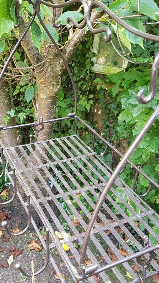 prachtig smeedijzeren pannen/wildrek (*brocante), Ophalen of Verzenden, Gebruikt, Overige materialen, Overige typen