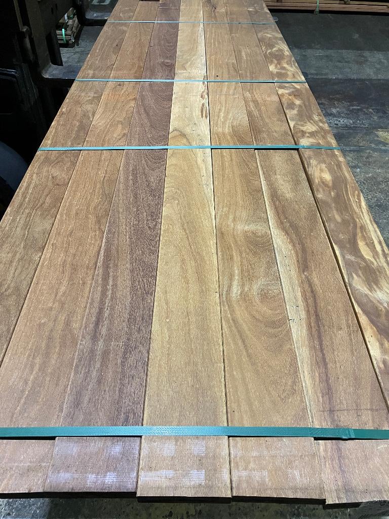 Hardhout-Cumaru–vlonderplanken-terrasplanken-planken-vlonder, Tuin en Terras, Terrasdelen en Vlonders, Ophalen, Nieuw, Hout