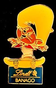 Speedy Gonzales pin- Lindt Banago, Verzamelen, Verzenden, Nieuw, Figuurtje, Speldje of Pin