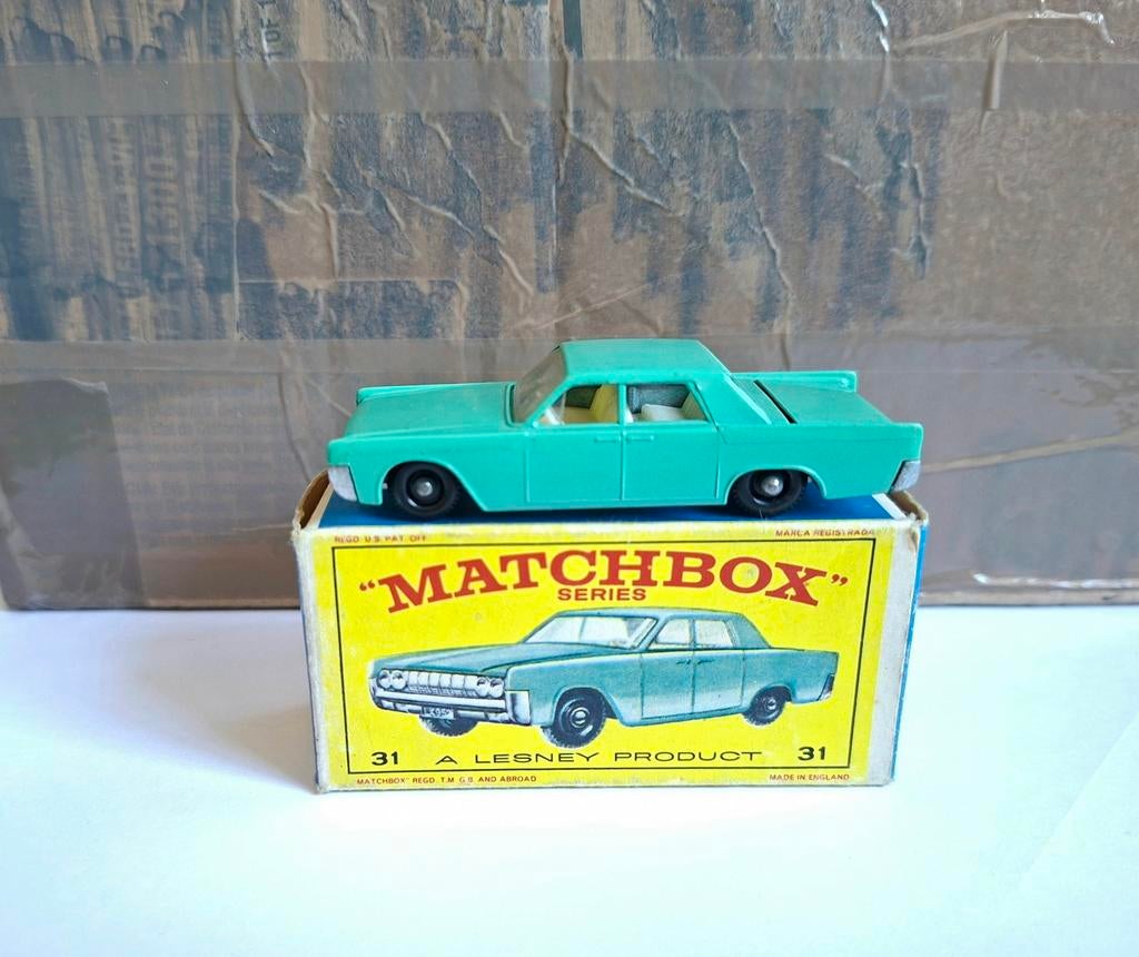 Matchbox 31 lincoln continental, Ophalen of Verzenden, Matchbox