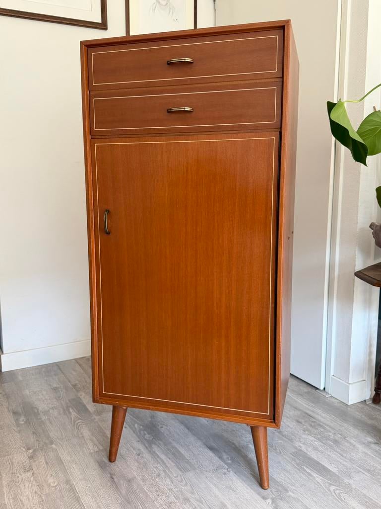Vintage Formule Kempkes dressoir | highboarrd | Dutch design, Huis en Inrichting, Kasten | Dressoirs, Ophalen, Met deur(en), 50 tot 100 cm