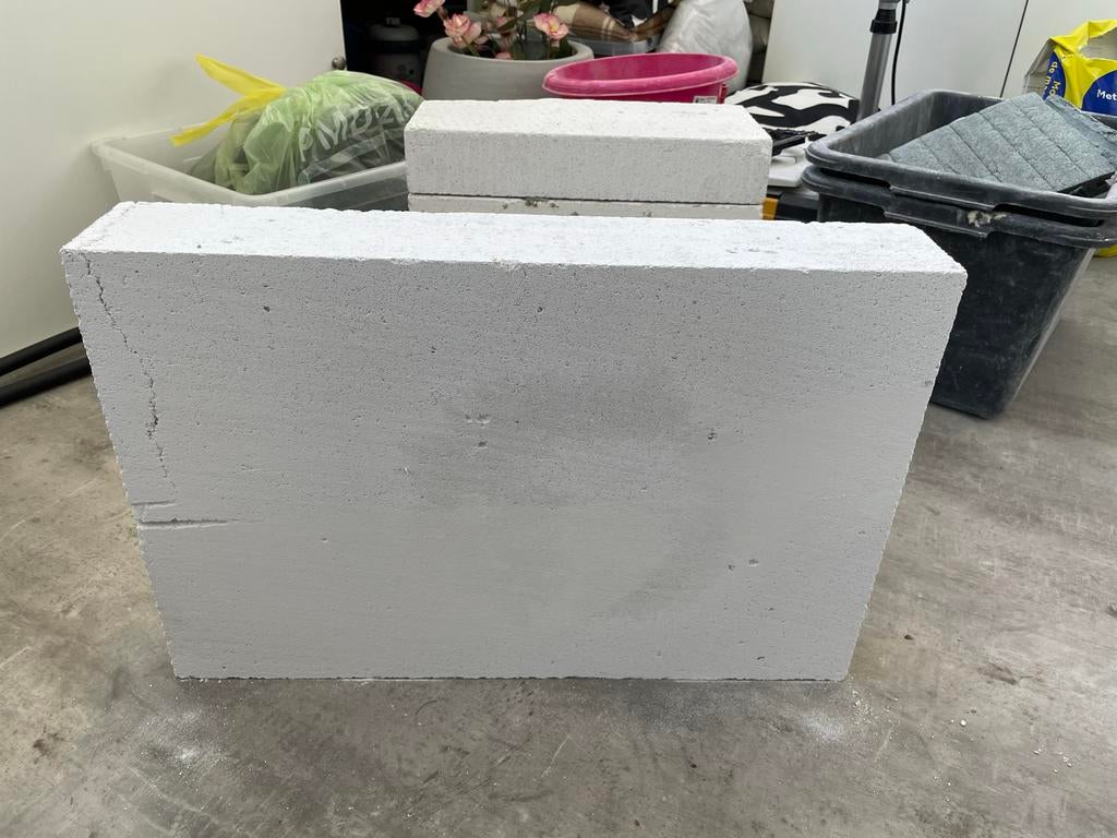 Gratis Ytong gasbetonblokken - diverse maten, Doe-het-zelf en Verbouw, Metselstenen, Ophalen, Gebruikt, Overige typen