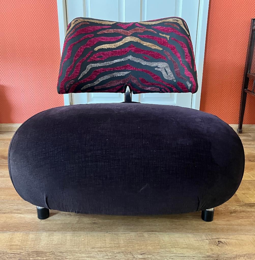 fauteuil Leolux Pallone, Huis en Inrichting, Fauteuils, Ophalen, Gebruikt, 75 tot 100 cm, 50 tot 75 cm