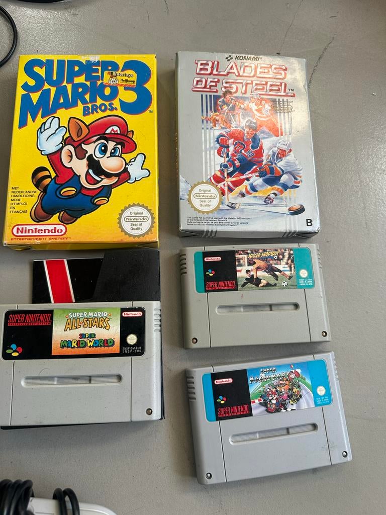 Super Nintendo compleet met games en 2 controllers, Spelcomputers en Games, Spelcomputers | Nintendo Super NES, Ophalen of Verzenden