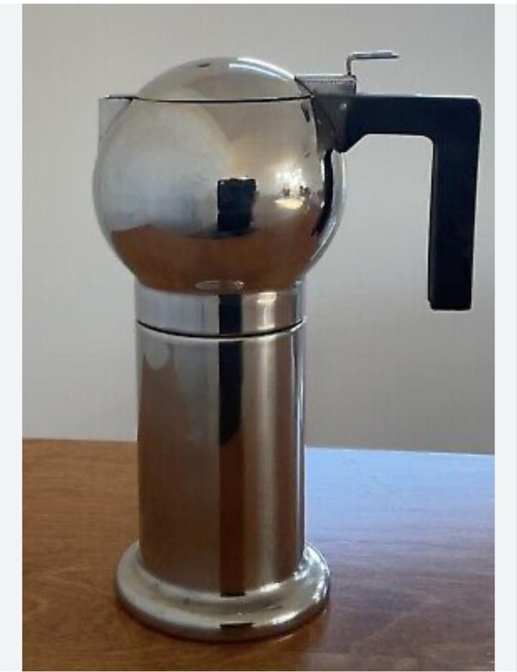 La Pavoni Opera Mokka Koffiekan Cini Boeri Design, Witgoed en Apparatuur, Koffiezetapparaten, Overige modellen, Gemalen koffie