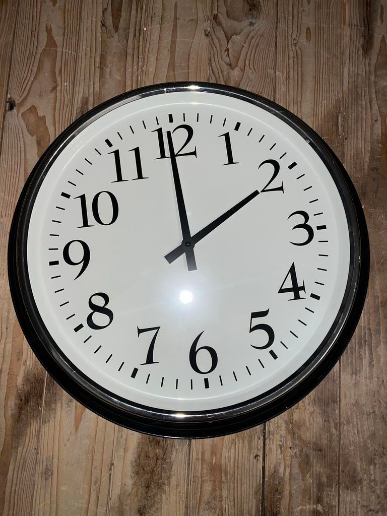 Ikea klok 59cm, Huis en Inrichting, Ophalen, Gebruikt, Analoog, Wandklok
