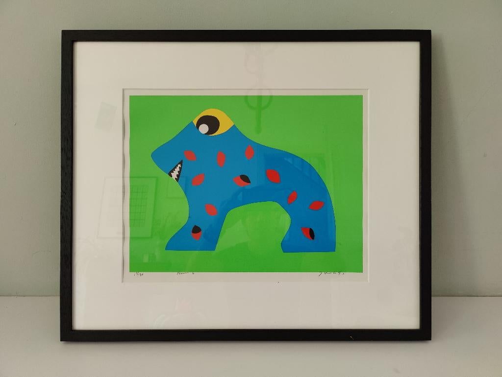 Jan Snoeck "Remus 6" zeefdruk, 1997, Jan Snoeck, Ophalen of Verzenden, Zo goed als nieuw, Schilder- en Tekenkunst