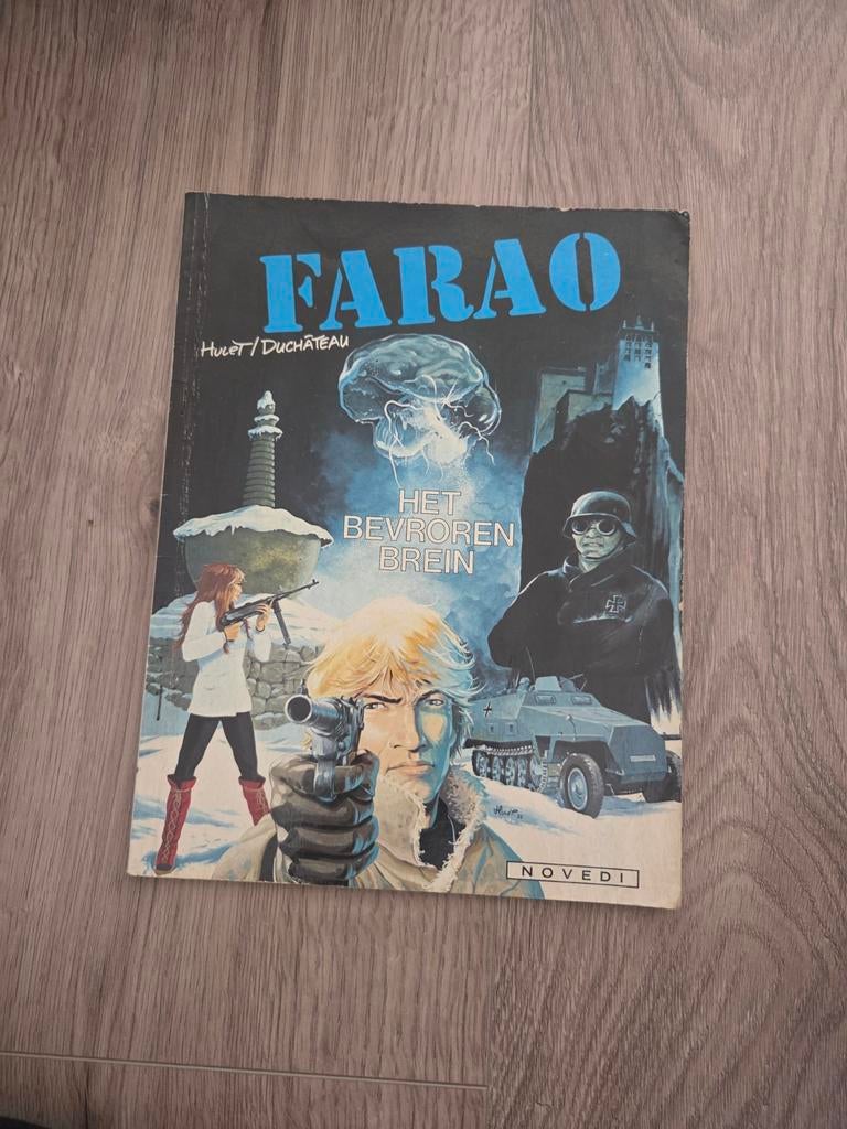 Farao - Het Bevroren Brein, Gelezen, Eén stripboek, Ophalen of Verzenden, Huet / Duchateau