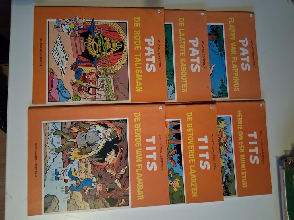 3x Pats & 3x Tits stripboeken - Willy Vandersteen, Meerdere stripboeken, Ophalen of Verzenden, Zo goed als nieuw, Willy Vandersteen