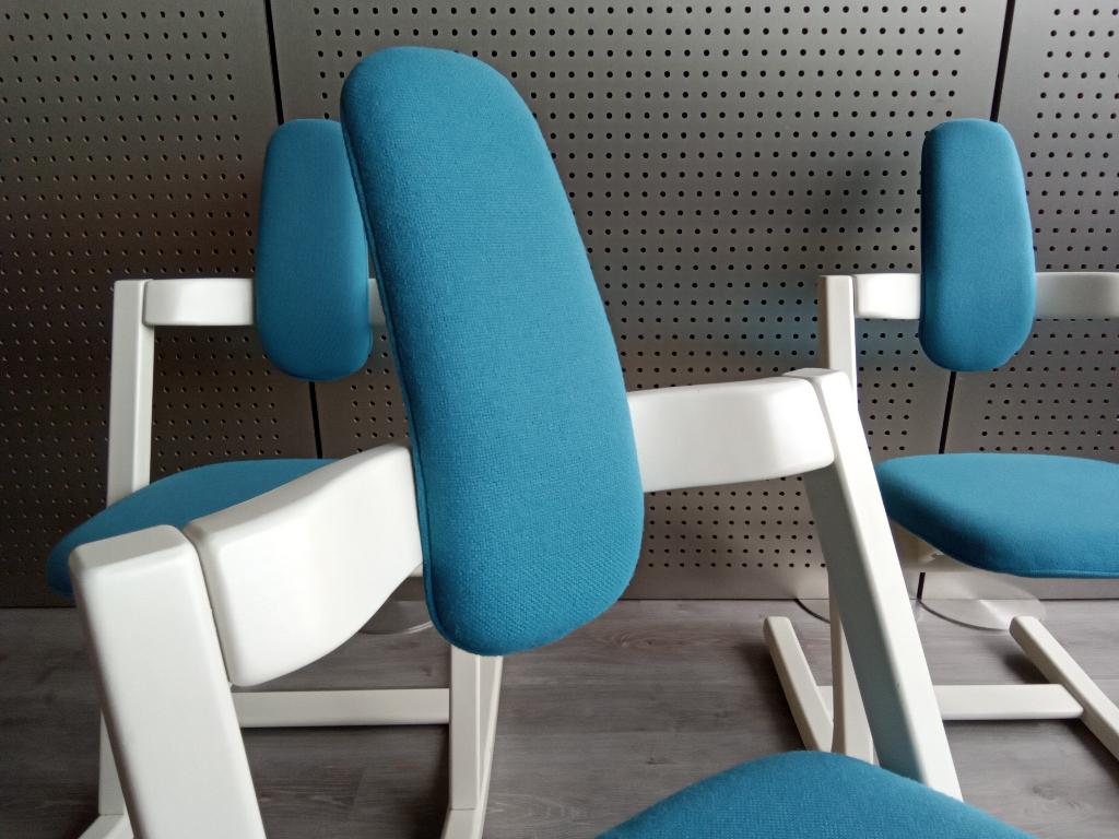 2x Stokke (Variér) Pendulum (Lichtblauw), Zeer Mooi!, Huis en Inrichting, Stoelen, Twee, Blauw, Ophalen of Verzenden, Zo goed als nieuw