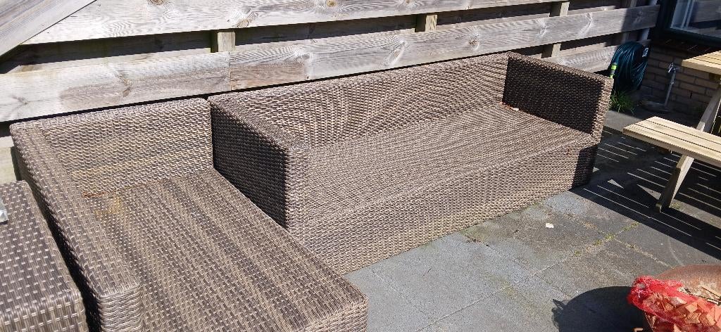 Loungeset, Tuin en Terras, Tuinsets en Loungesets, Ophalen, 5 zitplaatsen, Kunststof, Gebruikt