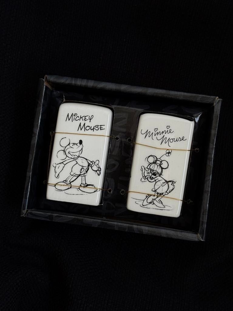 Disney Mickey & Minnie Mouse Peper en Zout Stel, Ophalen of Verzenden, Mickey Mouse, Zo goed als nieuw, Servies