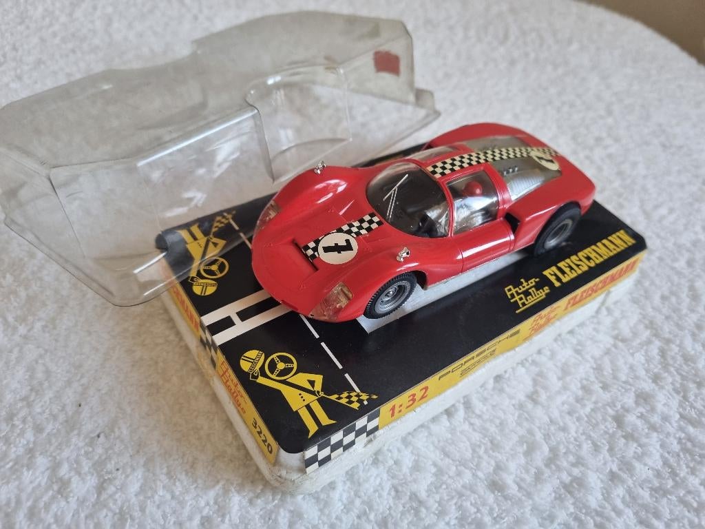Fleischmann 3220 Porsche Carrera C6 rood, NIEUW met OVP, Ophalen of Verzenden, Nieuw, Elektrisch, Fleischmann