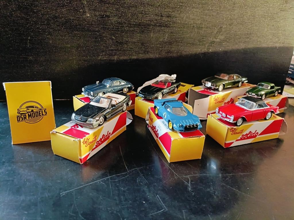 Set van 7 solido wagens voor maar €35, Hobby en Vrije tijd, Modelauto's | 1:43, S, Auto, Ophalen of Verzenden, Zo goed als nieuw