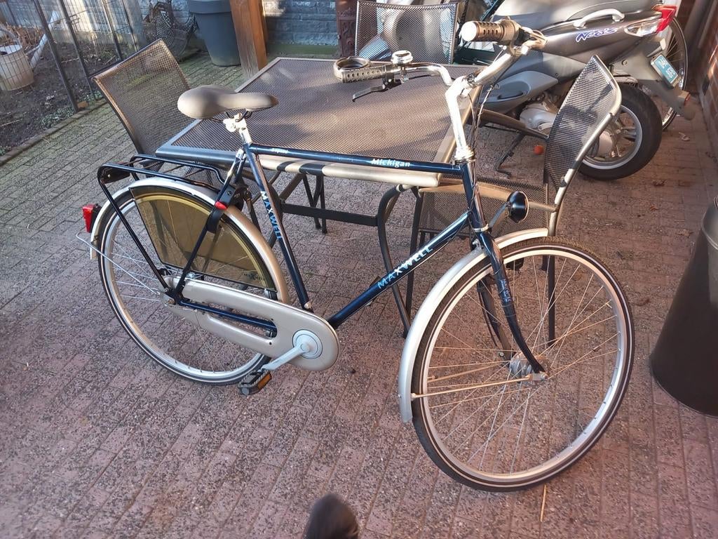Aangeboden nette herenfiets, Gebruikt, 57 tot 61 cm, Trommelrem, Ophalen
