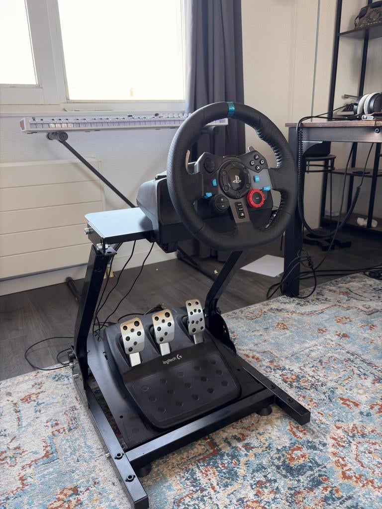 Logitech G29 + Pedalen + verstelbaar standaard, Ophalen of Verzenden, Zo goed als nieuw, Stuur of Pedalen, PlayStation 4