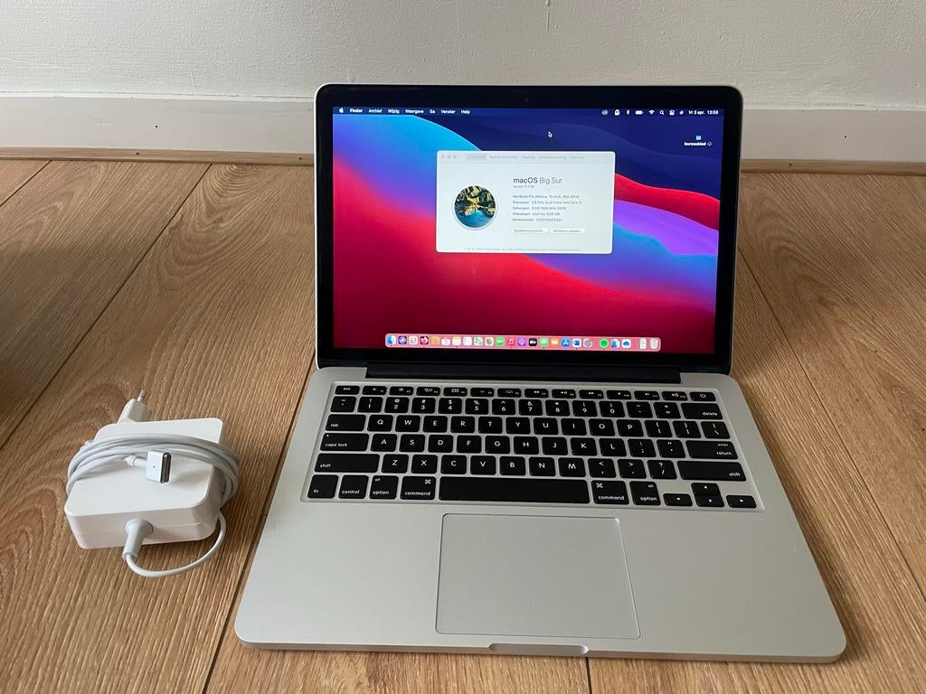 MacBook Pro (Retina, 13-inch, Mid 2014), Computers en Software, Gebruikt, 2 tot 3 Ghz, Qwerty, 8 GB