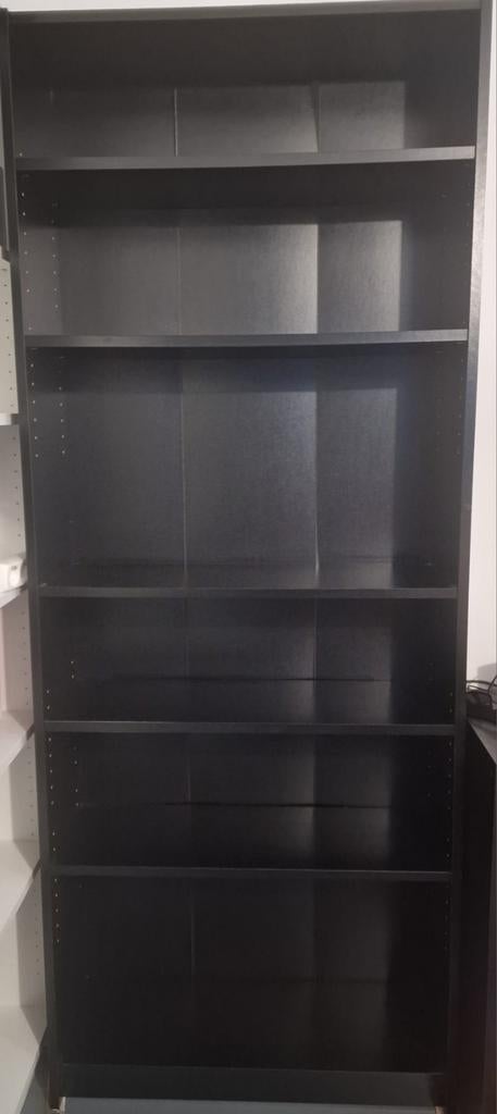 IKEA Billy boekenkast zwart eiken effect, Ophalen, Met plank(en), Gebruikt, 200 cm of meer