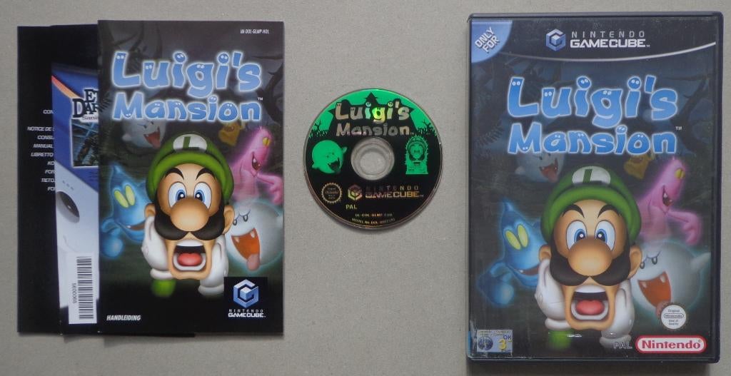 Luigi's Mansion voor de Nintendo GameCube Compleet, Avontuur en Actie, 1 speler, Ophalen of Verzenden, Zo goed als nieuw