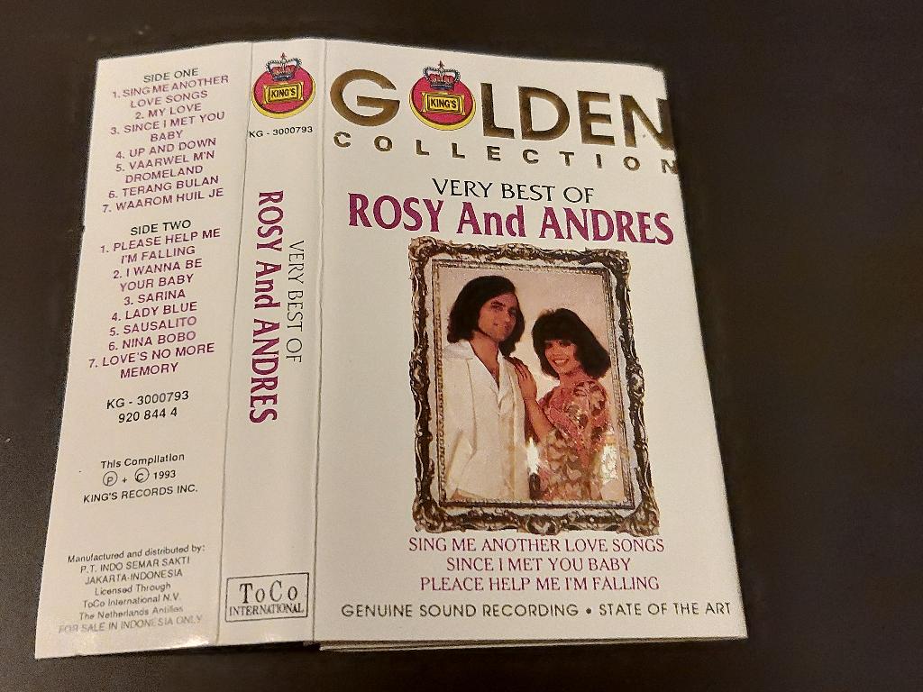 ROSY AND ANDRES - VERY BEST OF (MC), 1 bandje, Ophalen of Verzenden, Zo goed als nieuw, Origineel