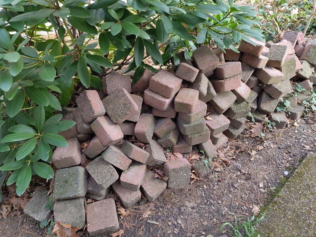 Gebakken klinkers, Ophalen, Gebruikt, Bruin, Overige typen