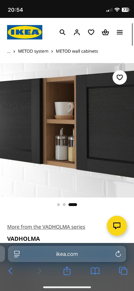 IKEA VADHOLMA keukenkastje, Huis en Inrichting, Nieuw, Minder dan 100 cm, 25 tot 50 cm, 50 tot 100 cm