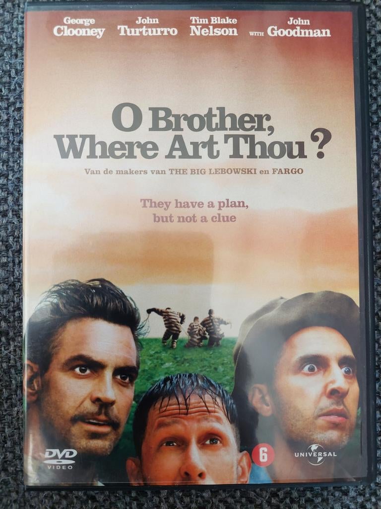 O Brother, Where Art Thou? DVD - Coen Brothers, Vanaf 6 jaar, Ophalen of Verzenden, Gebruikt, Overige genres