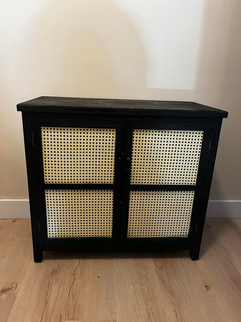 Webbing kast Bandung 80x72x39cm, Ophalen, Gebruikt