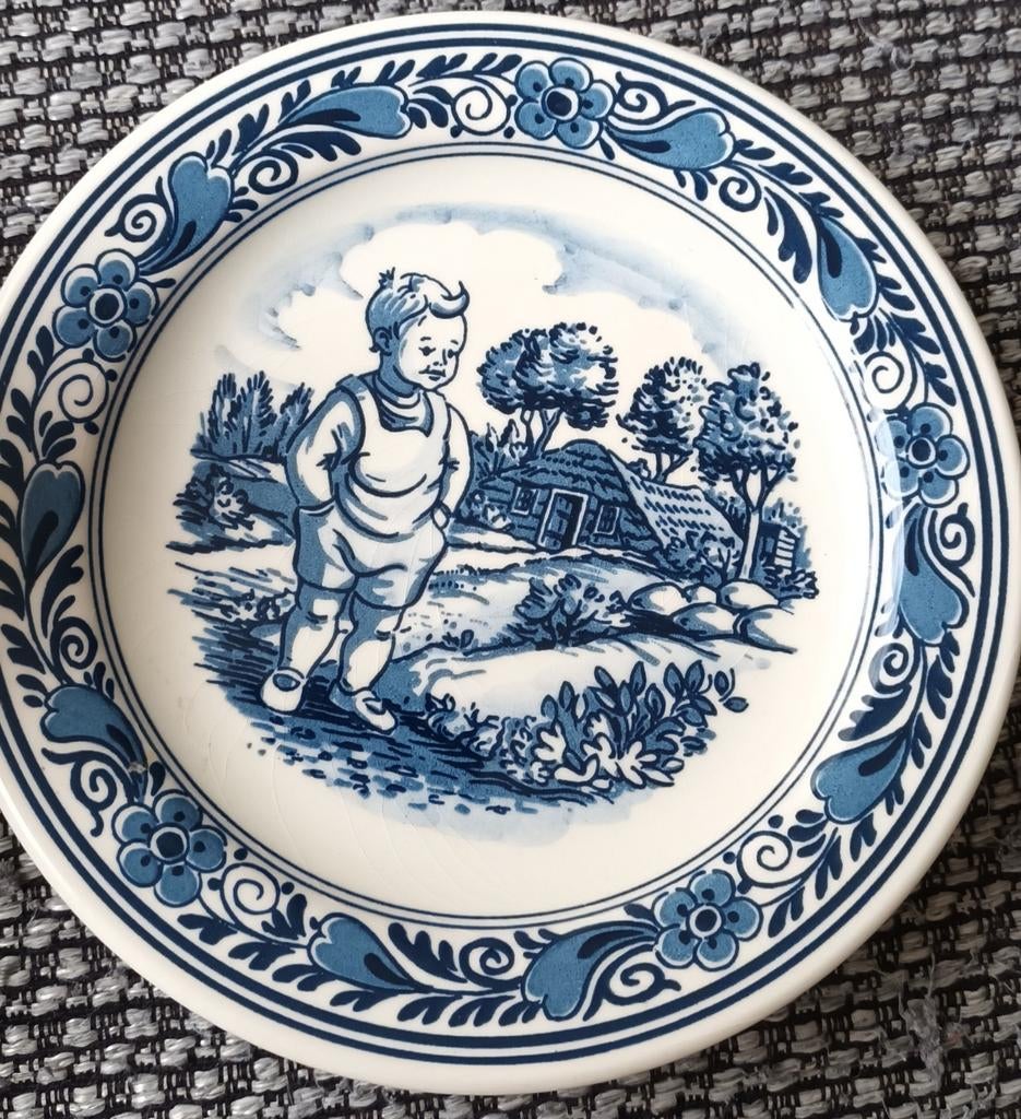 Royal Goedewaagen Blue Delft Holland wandbord, Ophalen of Verzenden
