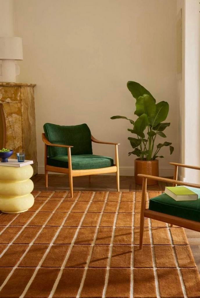 Brink en Campman Tiiliskivi Marimekko tapijt NIEUW €2799, Ophalen, Nieuw, Rechthoekig, 200 cm of meer