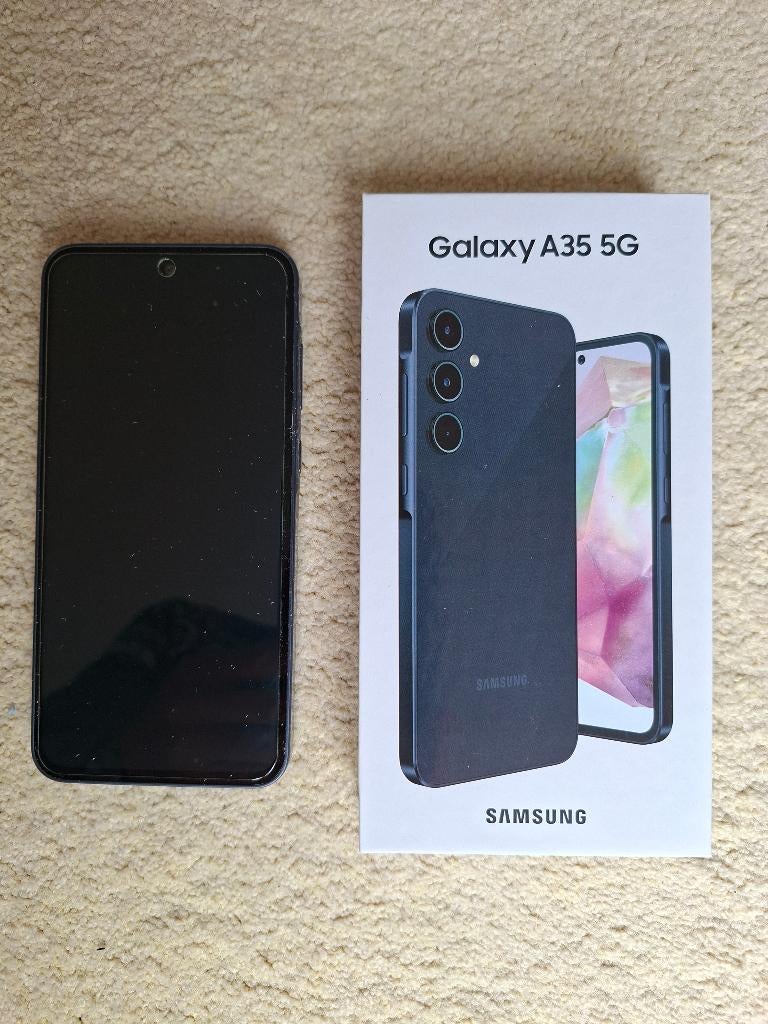 Samsung A35, Gebruikt, Zwart, Touchscreen, Ophalen of Verzenden