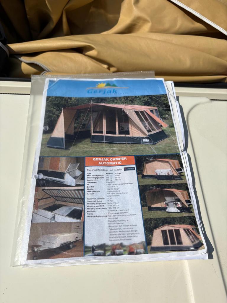 Gerjak camper automatic, Overige kleuren, Tot en met 2, Aanwezig, Ophalen