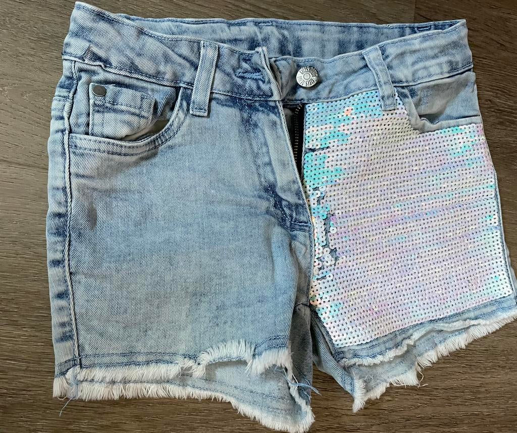 Spijker korte broek maat 146, Ophalen of Verzenden, Gebruikt, Meisje, Broek