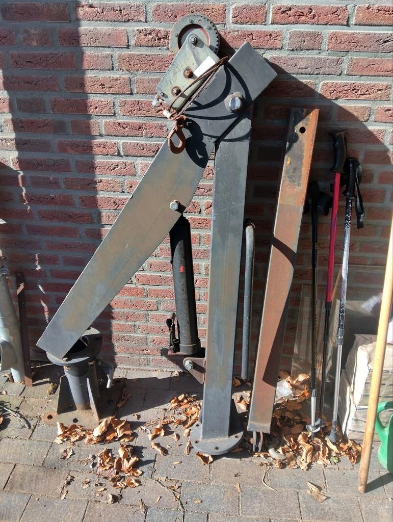 Takel met hydraulische handbediening, Ophalen of Verzenden, Gebruikt