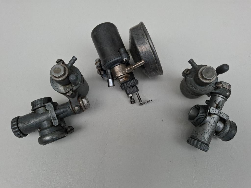 Dellorto carburateur 3 stuks klassiek 50-60er jaren, Verzenden, Gebruikt, Carburateur, Overige merken
