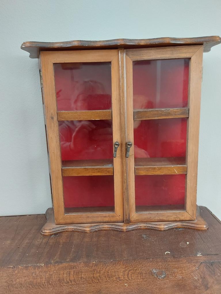 Mini vitrinekastje, Huis en Inrichting, Kasten | Vitrinekasten, Ophalen of Verzenden, 25 tot 50 cm, Minder dan 50 cm, Minder dan 100 cm