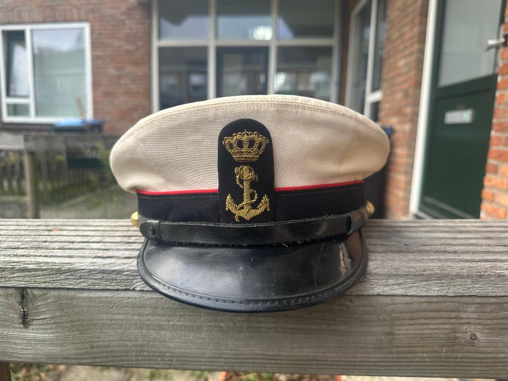 Oud Korps Mariniers pet Adelborst (Bancroft/Hassing), Verzamelen, Militaria | Algemeen, Ophalen, Marine, Nederland, Helm of Baret