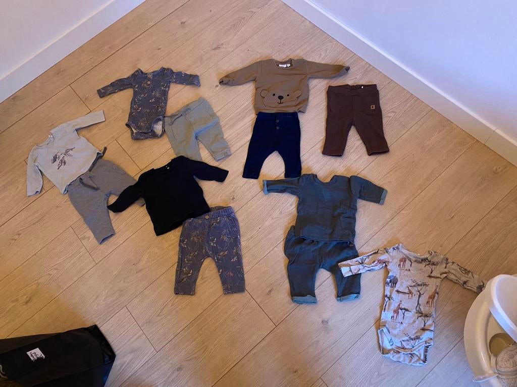 6 setjes Name It maat 56, Ophalen of Verzenden, Zo goed als nieuw, Jongetje, Setje