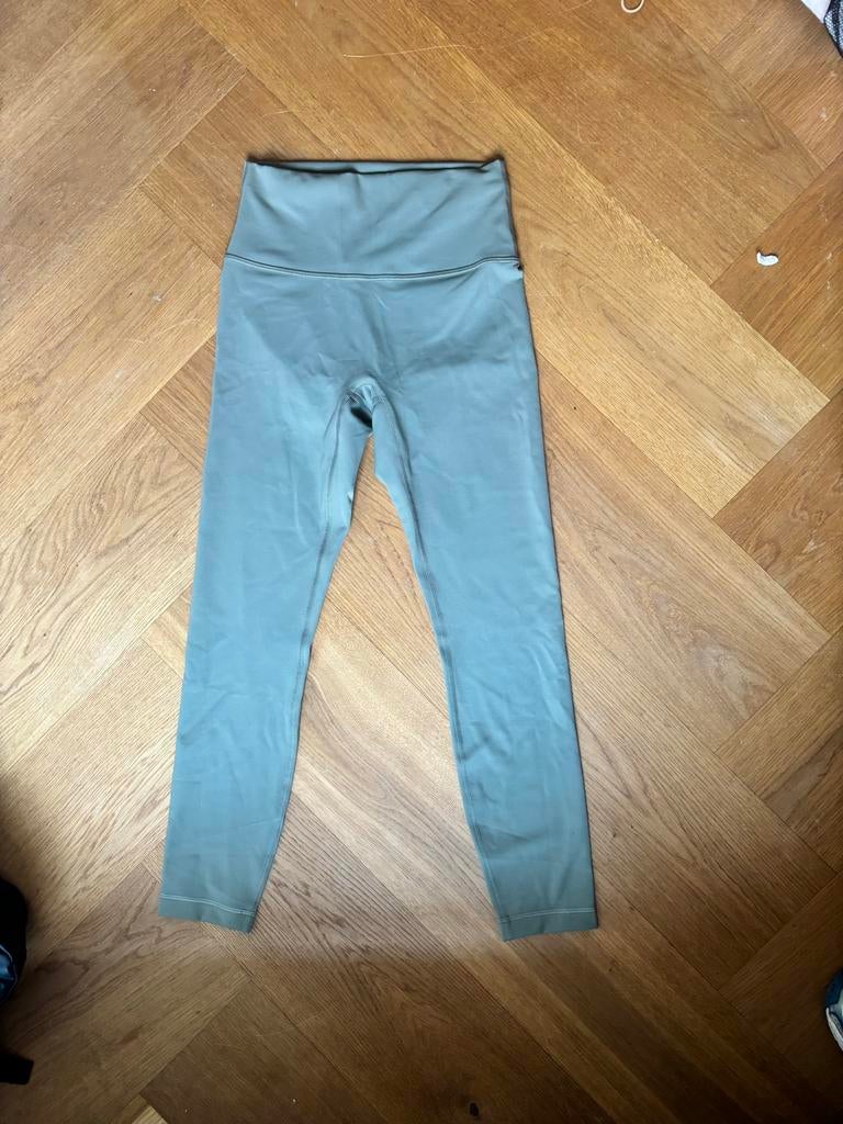 Lululemon sportlegging: Wunder Train High-Rise Tight 25’’, Maat 38/40 (M), Ophalen of Verzenden, Groen, Fitness of Aerobics