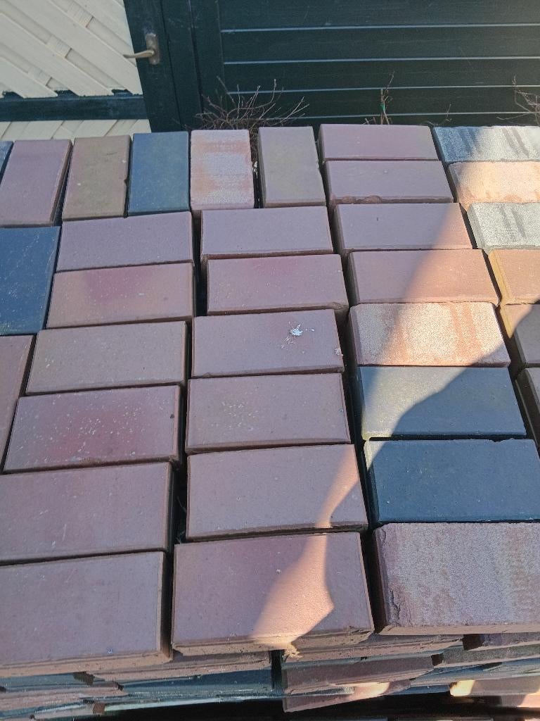 luxe bestrating  te koop   (gebakken klinkers), Ophalen, Keramiek, Klinkers, Zo goed als nieuw