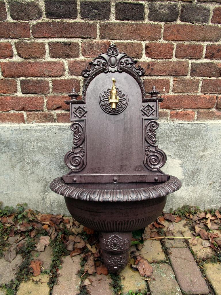 Aluminium muurfontein, wandfontein, buitenkraan, Ophalen of Verzenden