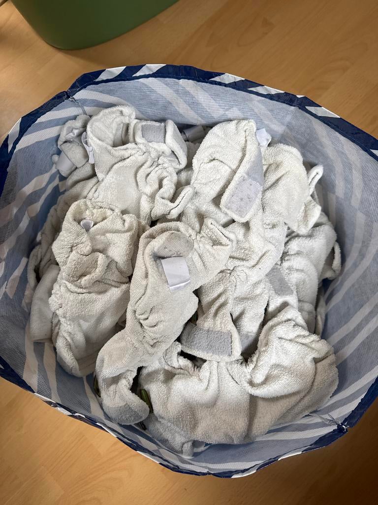 Wasbare newbornluiers Little Lamb maat 1, Kinderen en Baby's, Ophalen, Gebruikt