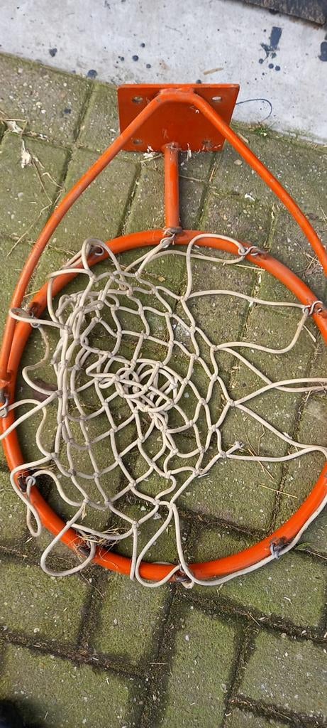 Basketbal rek. Ijzer, Sport en Fitness, Basketbal, Ophalen, Ring, Bord of Paal